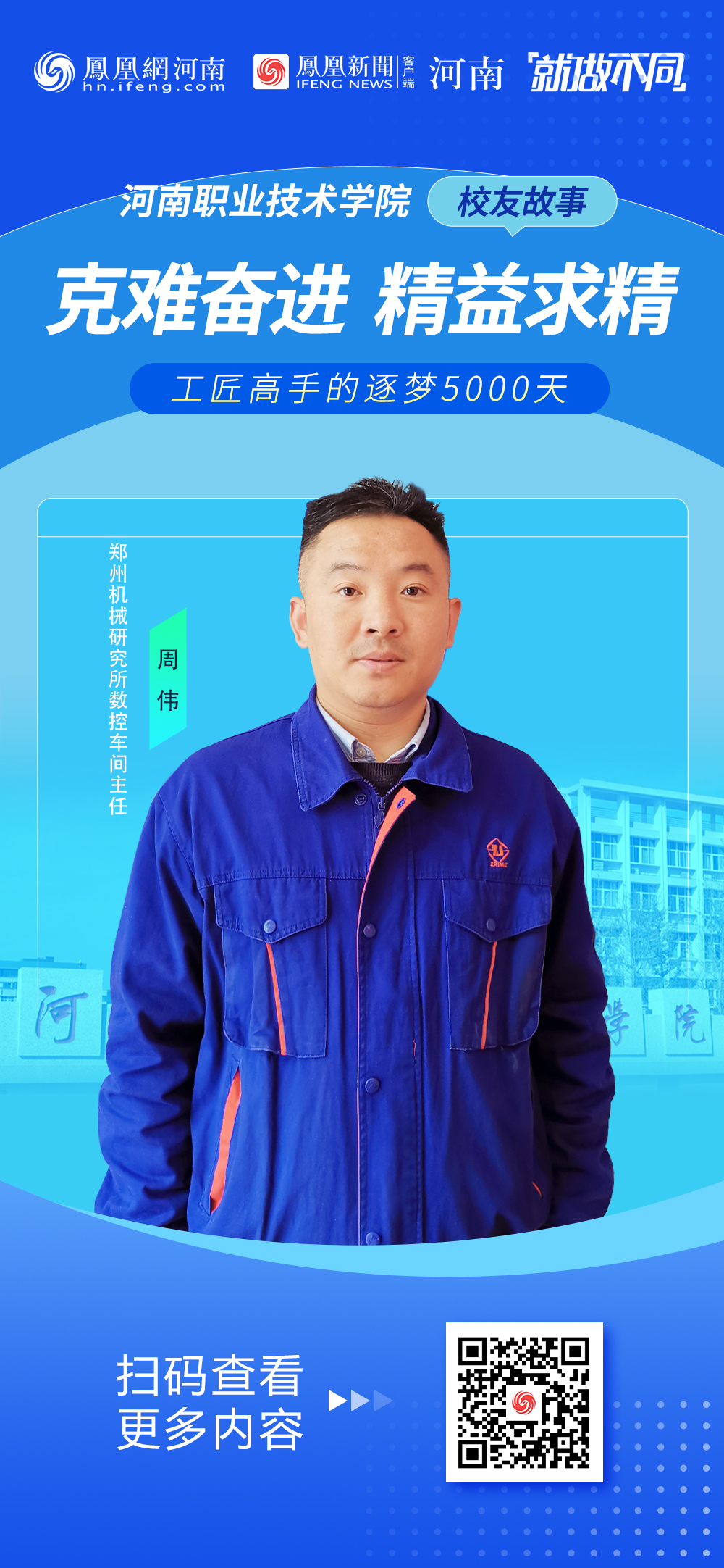 【校友故事】一位工匠高手的“机械梦”,一名河职校友的5500天